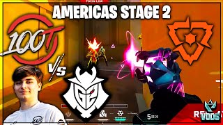 100T vs G2  Americas Stage 2 Valorant Champions Tour 2024 [upl. by Namrej]