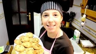 Cómo hacer galletas con trocitos de chocolate paso a paso [upl. by Ecirtram629]