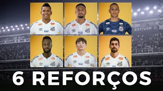 OS 6 REFORÇOS DO SANTOS NESSA JANELA DO MEIO DO ANO 2024 [upl. by Bouzoun]