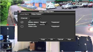 Record Scheduler amp Motion Detection set up for OAHD DVRs [upl. by Nauhs]