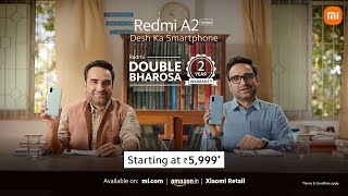 Redmi A2 Series  Double Bharosa  2 years warranty [upl. by Gayner476]