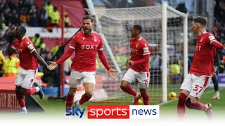 Nottingham Forest knock out FA Cup holders Leicester [upl. by Idnic]