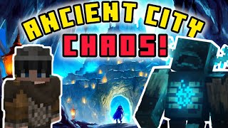 The Gang Raids an Ancient City NAKED  Minecraft Lets Play Ep 14 [upl. by Nohtiek]