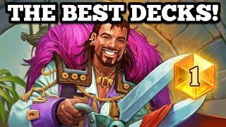 The FIVE BEST DECKS to get LEGEND in Standard and Wild ft Marin the Manager [upl. by Clemmy960]