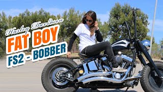 🔥Harley Davidson 🔥 Fat Boy FS2🔥modificada a estilo 👉 Bobber [upl. by Trumann263]