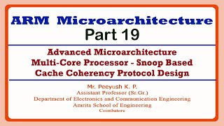 Advanced Microarchitecture Snoop based Coherency Protocol Design  ARM Microarchitecture Part 19 [upl. by Adnauqaj]