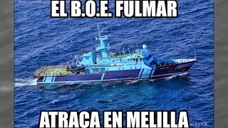 El Buque de Operaciones Especiales Fulmar llega a Melilla  Aduanas SVA [upl. by Bertle]