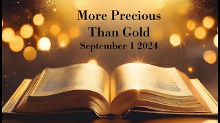 quotMore Precious Than Goldquot 10AM Sunday Worship Service at VPC September 1 2024 [upl. by Wappes]