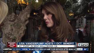 Reality TV star Lisa Vanderpump hosts 1 October benefit [upl. by Nylavad]