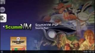 ScummVM PSP [upl. by Hplodnar]