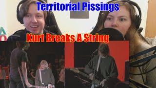 Couple First Reaction To  Nirvana Territorial Pissings Live At The Paramount [upl. by Ahcire]