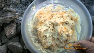 Campfire Cooking  Cheddar Bay Biscuits  Dutch Oven [upl. by Katherin]