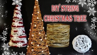 DIY String Christmas Tree [upl. by Eisnil163]