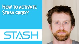 How to activate Stash card [upl. by Joni]