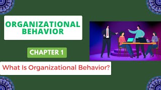 Introduction to Organizational Behavior  What is Organizational Behavior [upl. by Nniw]