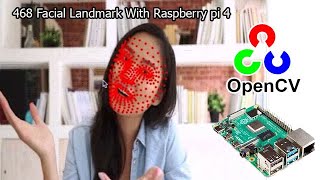 face landmarks detection raspberry pi 4 mediapipe  Computer Vision  face landmarks mediapipe [upl. by Heaps]