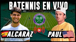 Alcaraz vs Paul  Sinner vs Medvedev Wimbledon 2024  Reacción en vivo [upl. by Deni]