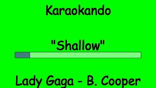 Karaoke Internazionale  Shallow  Lady Gaga  Bradley Cooper  Lyrics [upl. by Earised]