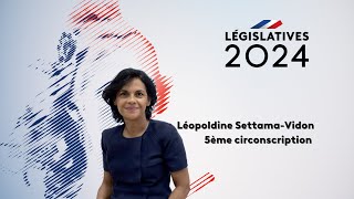 Engagement Léopoldine Settama VidonLégislatives 2024Débat 5ème circonscription [upl. by Templer]