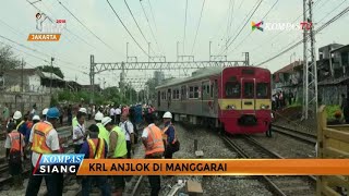 KRL Anjlok di Stasiun Manggarai [upl. by Odlamur431]