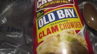 Campbells Chunky Old Bay Seasoned Clam Chowder [upl. by Nainatrad]