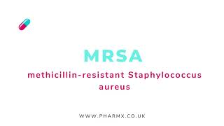 MRSA  Methicillin Resistant Staphylococcus Aureus  Pronunciation [upl. by Galven]