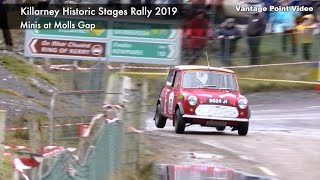 Minis at Molls Gap in Killarney Historic Rally 2019 [upl. by Trilbi906]