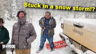 Offroad Misfits  Utah Trip Day 3  Snow Storm Trouble [upl. by Web]