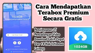 Cara Mendapatkan Terabox Premium Secara Gratis 2023 [upl. by Ayotol]