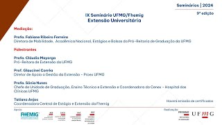 IX Seminário UFMGFhemig [upl. by Romeon]