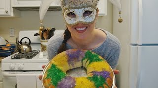 SissEsnacks ASMR  How to Make King Cake  Mardi Gras  Mam Papaul  Mukbang [upl. by Anuska554]