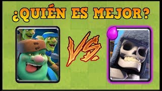 DUENDE GIGANTE vs ESQUELETO GIGANTE  Clash Royale  1 vs 1 duelo [upl. by Yrrac]