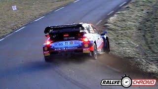 WRC Rallye Monte Carlo 2024 FLAT OUT action amp Mistakes [upl. by Nrehtak]