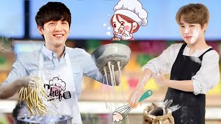 Yoonmin cooking Together 🥘🍔 [upl. by Ahsiekahs]