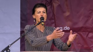 20240912 Cottbus Sahra Wagenknecht [upl. by Ytsanyd305]