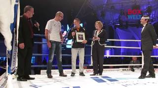 Vincent Feigenbutz gewinnt KO des Monats Ehrung [upl. by Wiltsey360]