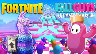 MiniJuegos de FALL GUYS en Fortnite Creativo  Balbuk Creative [upl. by Mila155]