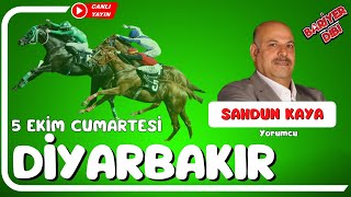 DİYARBAKIR  Canlı Yayın  Bariyer Dibi  5 Ekim 2024 Cumartesi atyarisi [upl. by Rossie]