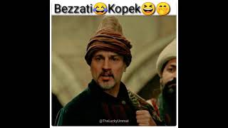 Sadattin Kopek Insult Scene😂🤣Funny ClipDirilis Ertugrul Status🔥❤ shorts [upl. by Ahsyad]