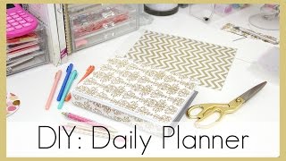 DIY How I Made My Daily Planner  erisaxo [upl. by Oriole549]