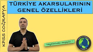 18 Türkiye Akarsularının Genel Özellikleri  KPSS  SÜREYYA KARAKAYA [upl. by Thurmond275]