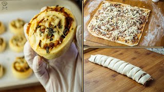 Recette apéritive rapide et facile ❗️feuilletés façon pizza [upl. by Strade27]