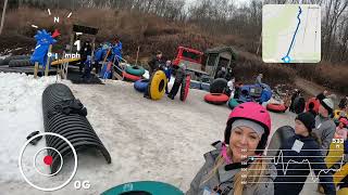 Snow tubing at Shawnee Mountain snowtubing [upl. by Poore]