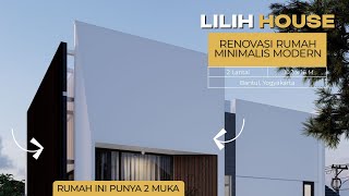 RUMAH MINIMALIS 2 MUKA SECONDARY SKIN  LILIH HOUSE YOGYAKARTA [upl. by Ecnarrot]