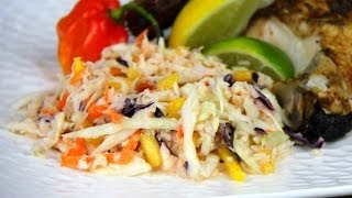 Caribbean Style Coleslaw Recipe [upl. by Hearn]