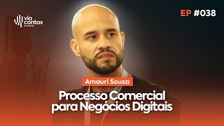 PROCESSO COMERCIAL PARA NEGÓCIOS DIGITAIS  Via Contax Podcast ep38 [upl. by Schwerin236]