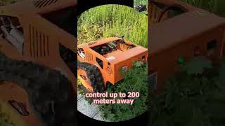 Vigorun remotely controlled track lawnmower for salemower remotecontrolmower [upl. by Carlyn]