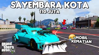 SAYEMBARA KOTA 110 JUTA PAKE MOBIL KEMATIAN  GTA 5 ROLEPLAY [upl. by Epolulot]