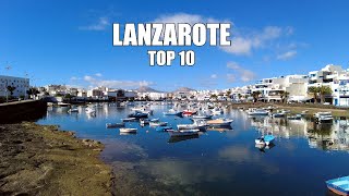 Lanzarote  Top 10 BEST PLACES to VISIT [upl. by Fiona949]