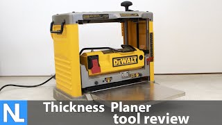 DEWALT Portable Thickness Planer DW734 Review [upl. by Arait]